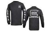 Glock Shooting Sport T-Shirt Long-Sleeve- Black-XL