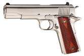 Colt 1991 Government 38 Super 5" 9+1 Double Diamond Rosewood Grip SS 