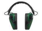 Past 487557 Low Profile Electronic Hearing Protection Muffs Black/Green